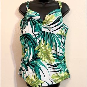 Tropical Print Tankini